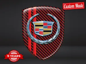Cadillac Adesivi Parabrezza Resistenti Universali Alta Qualità